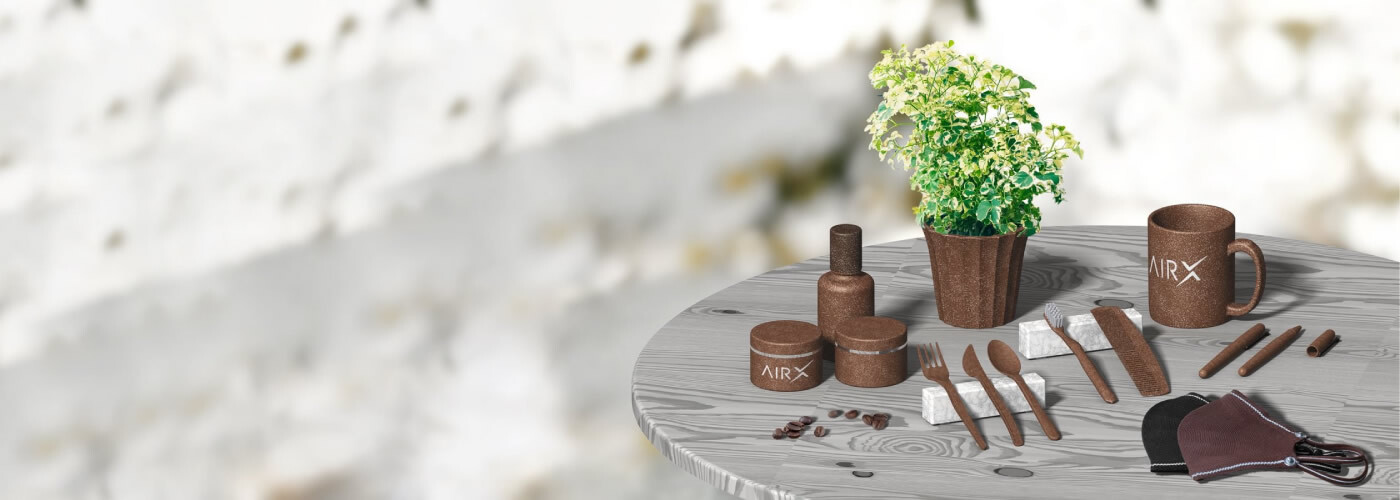 AirXコーヒー抽出かすリサイクル | アップサイクルでSDGsに貢献